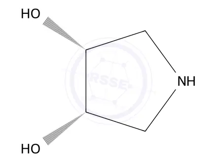 Chemical structure of cis-Pyrrolidine-3,4-diol