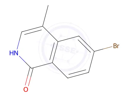 Chemical structure of 6-Bromo-4-methylisoquinolin-1(2H)-one
