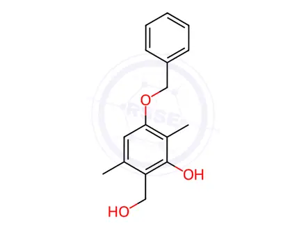 Chemical structure of 2-Hydroxy-3,6-dimethyl-4-(phenylmethoxy)benzenemethanol
