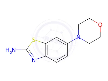 Chemical structure of 6-Morpholinobenzo[d]thiazol-2-amine
