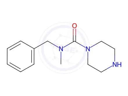 Chemical structure of N-benzyl-N-methylpiperazine-1-carboxamide