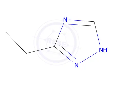 Chemical structure of 3-Ethyl-1,2,4(1H)-triazole