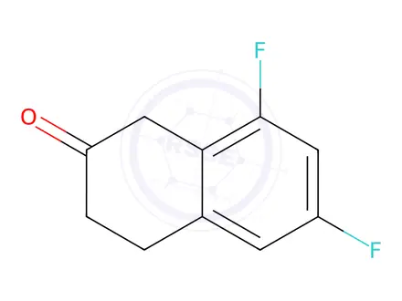 Chemical structure of 6,8-Difluoro-2-tetralone