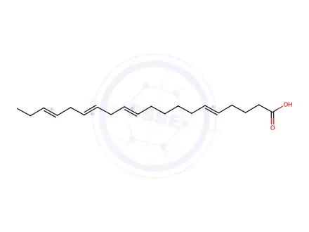 Chemical structure of 5,11,14,17-eicosatetraenoic acid