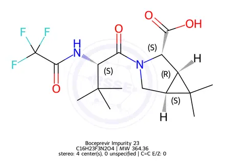 Chemical structure of Nirmatrelvir Impurity 195
