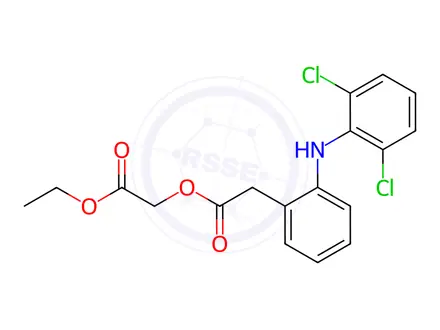 Chemical structure of Aceclofenac EP Impurity E