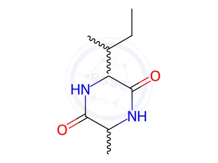 Chemical structure of Cyclo(Ile-Ala)