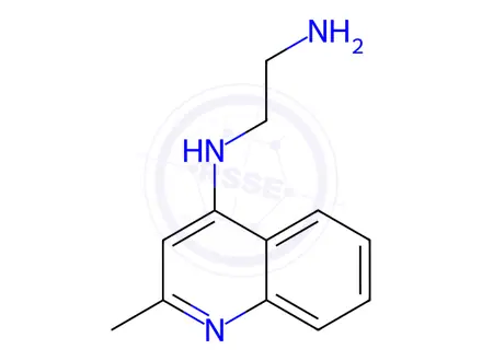 Chemical structure of N1-(2-Methylquinolin-4-yl)ethane-1,2-diamine