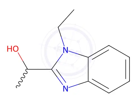 Chemical structure of 1-(1-Ethyl-1h-1,3-benzodiazol-2-yl)ethan-1-ol