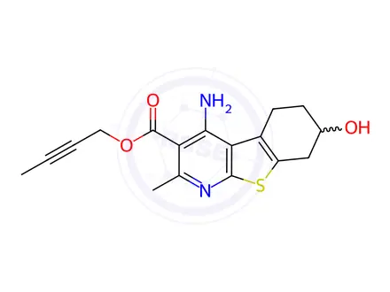 Chemical structure of SB 205384
