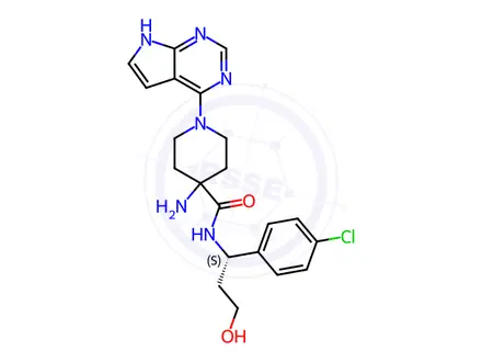 Chemical structure of Capivasertib
