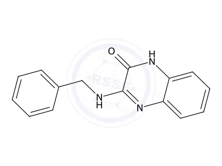 Chemical structure of 3-(Benzylamino)quinoxalin-2(1H)-one