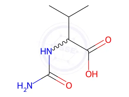 Chemical structure of Valine Impurity 43