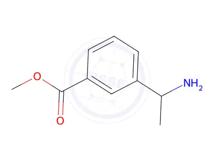 Chemical structure of 3-(1-Amino-ethyl)-benzoic acid methyl ester