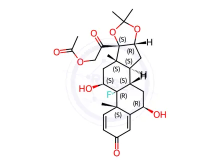 Chemical structure of Triamcinolone Acetonide Impurity 11