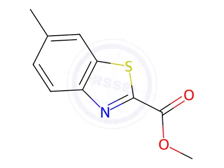 Chemical structure of Methyl 6-methyl-1,3-benzothiazole-2-carboxylate