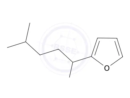 Chemical structure of 2-(1-Ethoxy-4-methylpentyl)furan