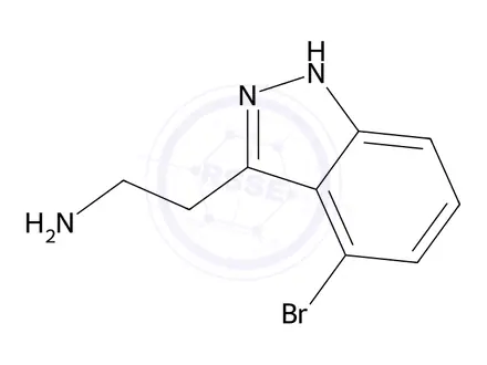 Chemical structure of 2-(4-Bromo-1H-indazol-3-yl)ethanamine