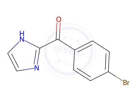 Chemical structure of (4-Bromophenyl)(1H-imidazol-2-yl)methanone