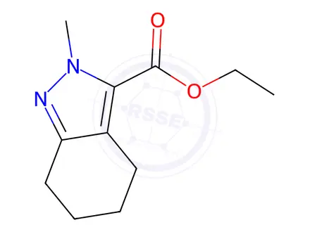 Chemical structure of Ethyl 2-methyl-4,5,6,7-tetrahydro-2H-indazole-3-carboxylate