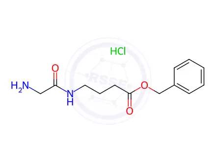 Chemical structure of Benzyl 4-(2-Aminoacetamido)butanoate Hydrochloride