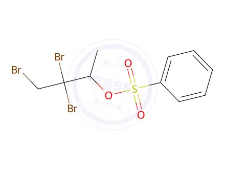 Chemical structure of 1-benzenesulfonyloxy-3-bromo-2,2-bis-bromomethyl-propane