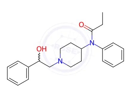 Chemical structure of beta-Hydroxyfentanyl