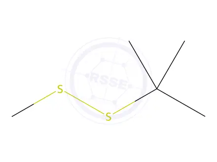 Chemical structure of tert-Butylmethyl persulfide