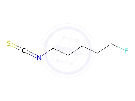Chemical structure of 5-Fluoropentyl isothiocyanate