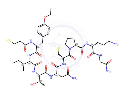 Chemical structure of Atosiban Acetate Impurity 1