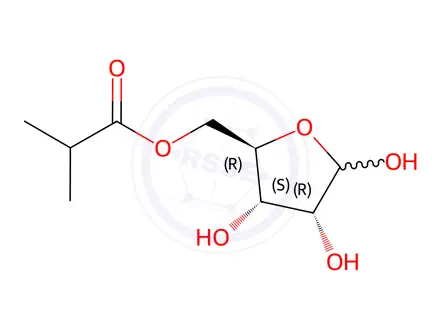 Chemical structure of MolnupiravirImpurity3
