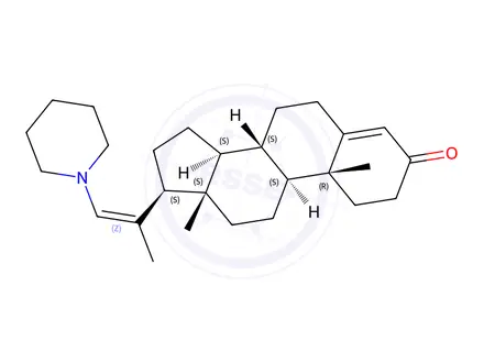 Chemical structure of Progesterone Impurity 100