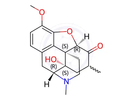 Chemical structure of Oxycodone Hydrochloride Impurity 26