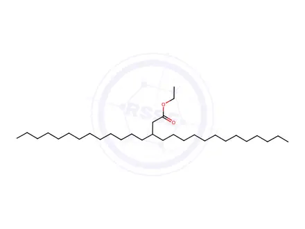 Chemical structure of 3-Tridecylhexadecanoic Acid Ethyl Ester