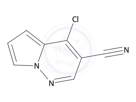 Chemical structure of 4-Chloropyrrolo[1,2-b]pyridazine-3-carbonitrile