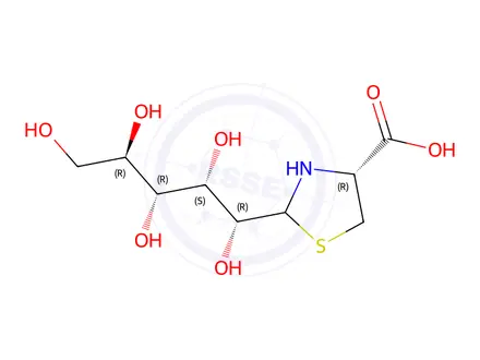 Chemical structure of L-Cysteine-D-Glucose Adduct