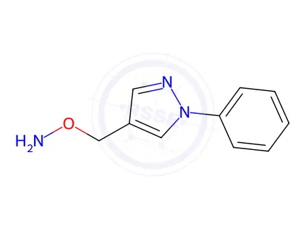 Chemical structure of O-((1-Phenyl-1H-pyrazol-4-yl)methyl)hydroxylamine