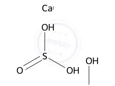 Chemical structure of CALCIUM SULFITE 0.5-WATER
