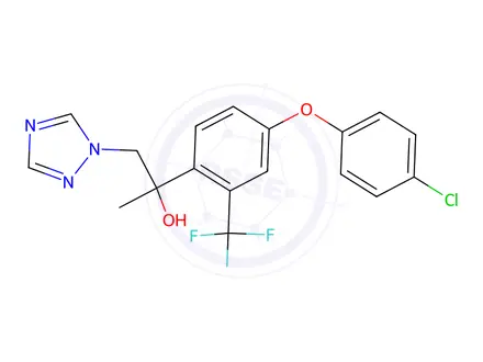 Chemical structure of Mefentrifluconazole