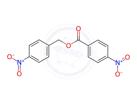 Chemical structure of 4-Nitrobenzoic acid 4-nitrobenzyl ester
