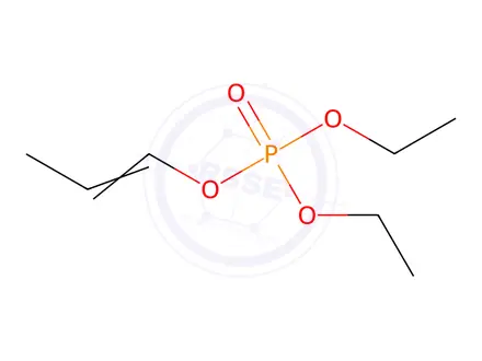 Chemical structure of Phosphoric acid diethyl 1-propenyl ester