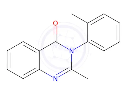 Chemical structure of Methaqualone