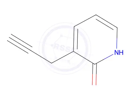 Chemical structure of 2(1H)-Pyridinone,3-(2-propynyl)-(9CI)