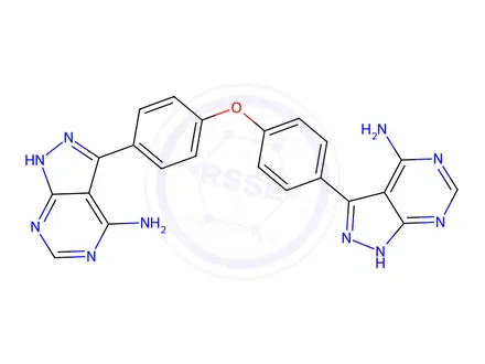 Chemical structure of Ibrutinib Impurity 77
