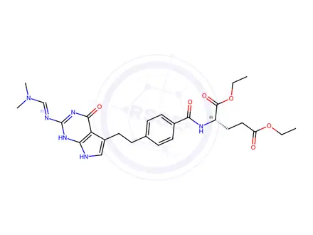 Chemical structure of Pemetrexed Impurity 71