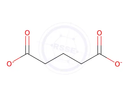Chemical structure of Pentanedioic acid,dilithium salt