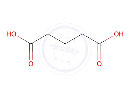 Chemical structure of Glutaric acid