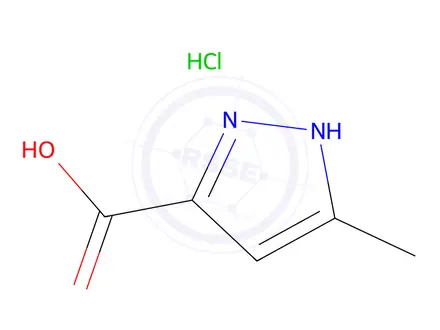 Chemical structure of 5-Methyl-1H-pyrazole-3-carboxylic acid hydrochloride