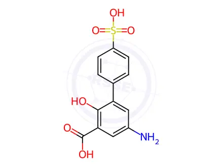 Chemical structure of Mesalazine EP Impurity P
