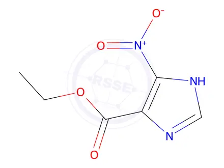 Chemical structure of Ethyl 5-Nitro-1H-imidazole-4-carboxylate